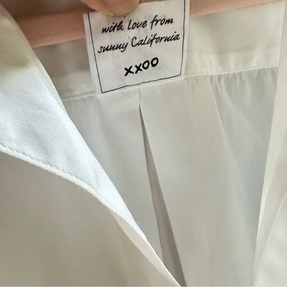 Frank & Eileen Silvio White L Collared Shirt Minimalist Quiet Luxury Capsule - Picture 7 of 10